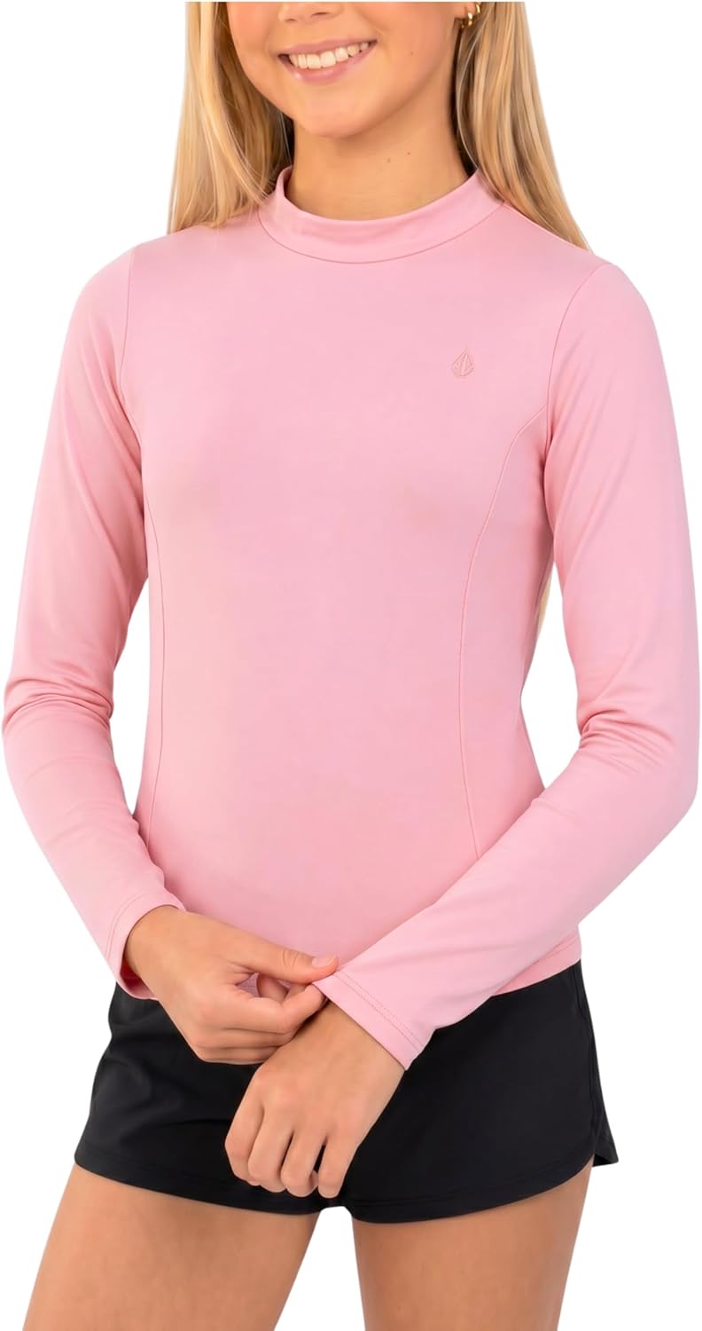 Volcom Girls Rash Guard for Girls Long Sleeve Swim Shirt SPF50+