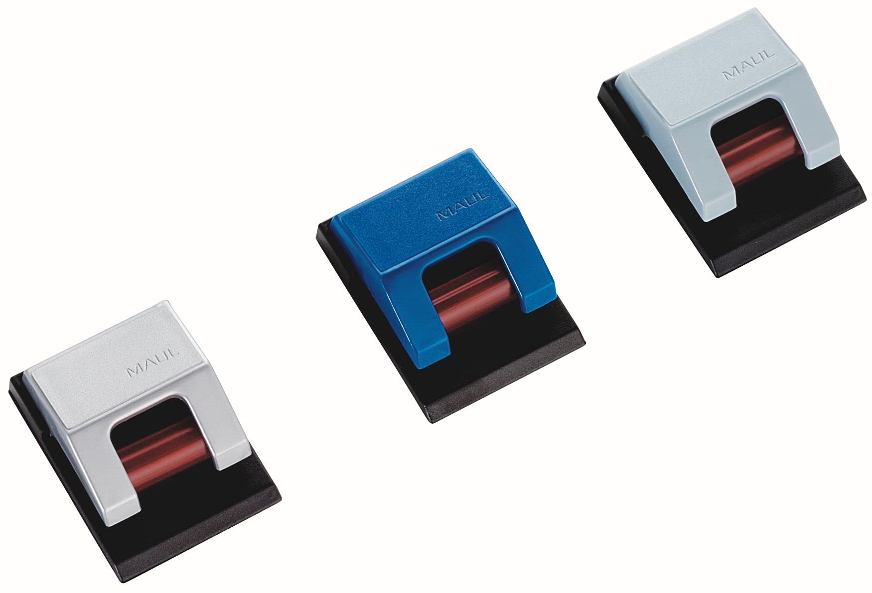 MAUL rolclip S, zelfklevend, blauw - Merken Distributie