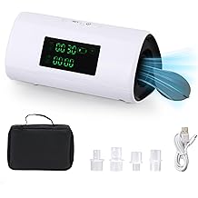 Portable Multi-Purpose Cleaning Kit with Timer, Quiet Operation &amp; Travel Bag for Phones, Keys, and Everyday Household Items