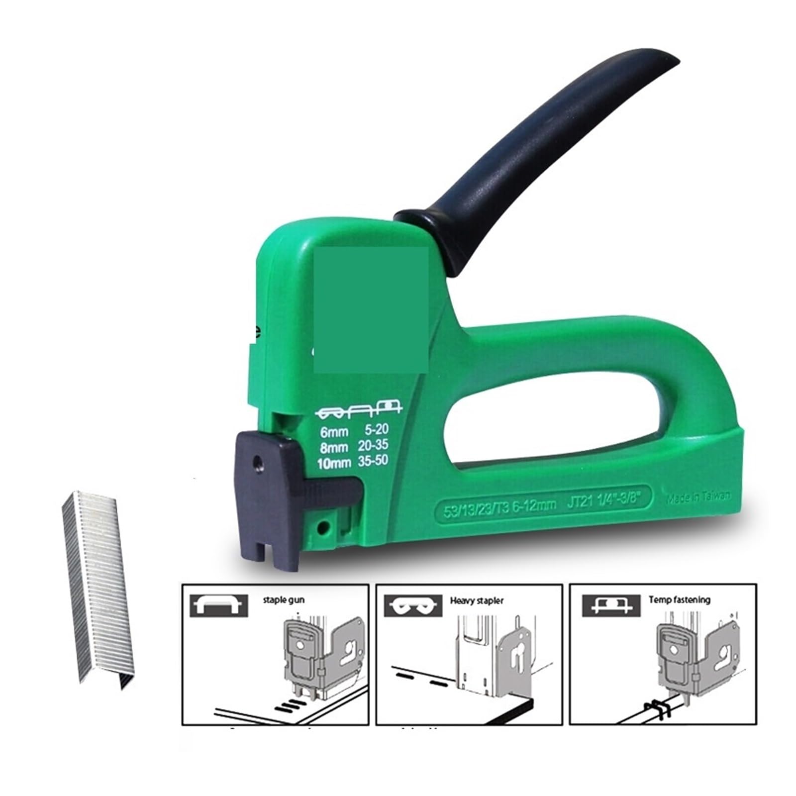 OWOHYG Heavy Duty Staple For Diy Home Decoration Furniture Stapler Rivet Tool Manual Nail With 2000 Staples Nailer