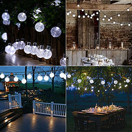Luces solares LED cadena exterior 7m 50 luces miniatura 7