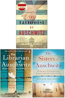 The Tattooist Of Auschwitz, The Librarian of Auschwitz, The Sisters of Auschwitz 3 Books Collection Set