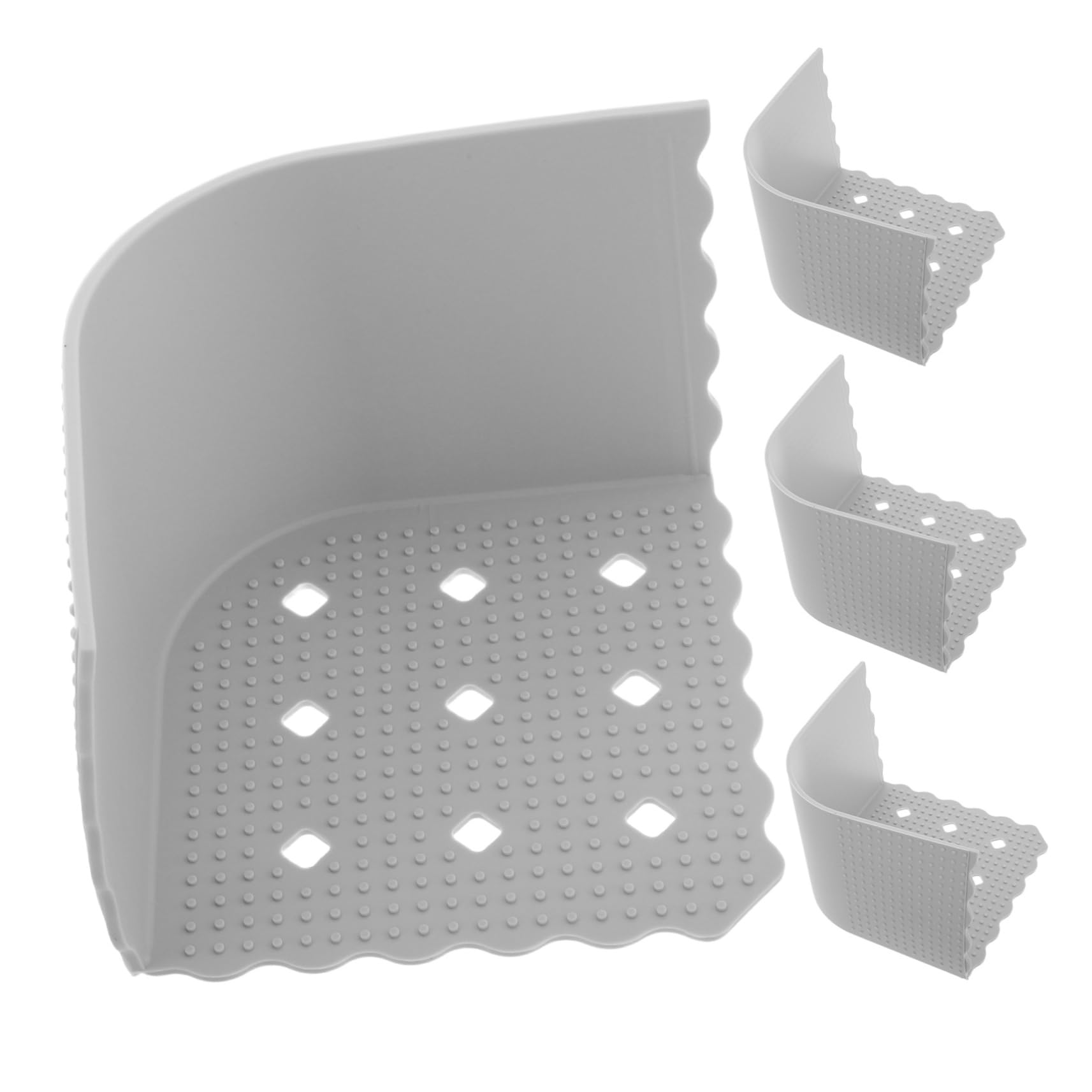 Cabilock 4pcs Invisible Silicone Bed Sheet Clips Slip Stabilizers for Secure Bedding Compatible with All Mattress Thicknesses for Use Slip Resistant Design