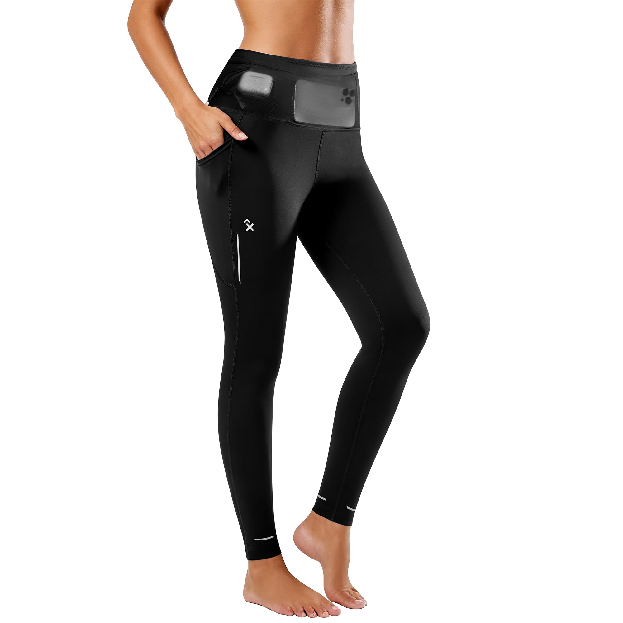 Running Leggings for Women with 6 Pockets