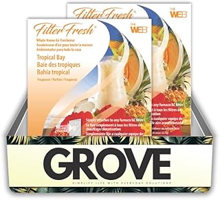 2x Filter Fresh Whole Home Air Freshener Tropical Bay Scent 0.8 oz Gel Bundle – Long-lasting, Effortless Home Fragrance – Safe and Efficient, Convenient and Easy-to-Use Fresheners – Gift Set (2 Items)