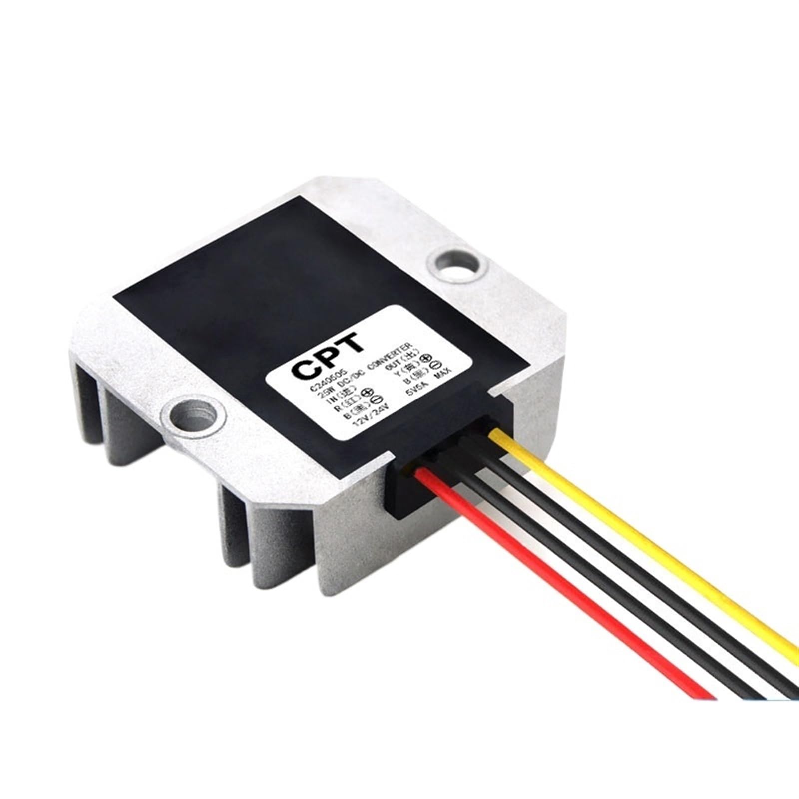 Convertisseur abaisseur 12V 24V à 5V 10A compact à haute dissipation thermique