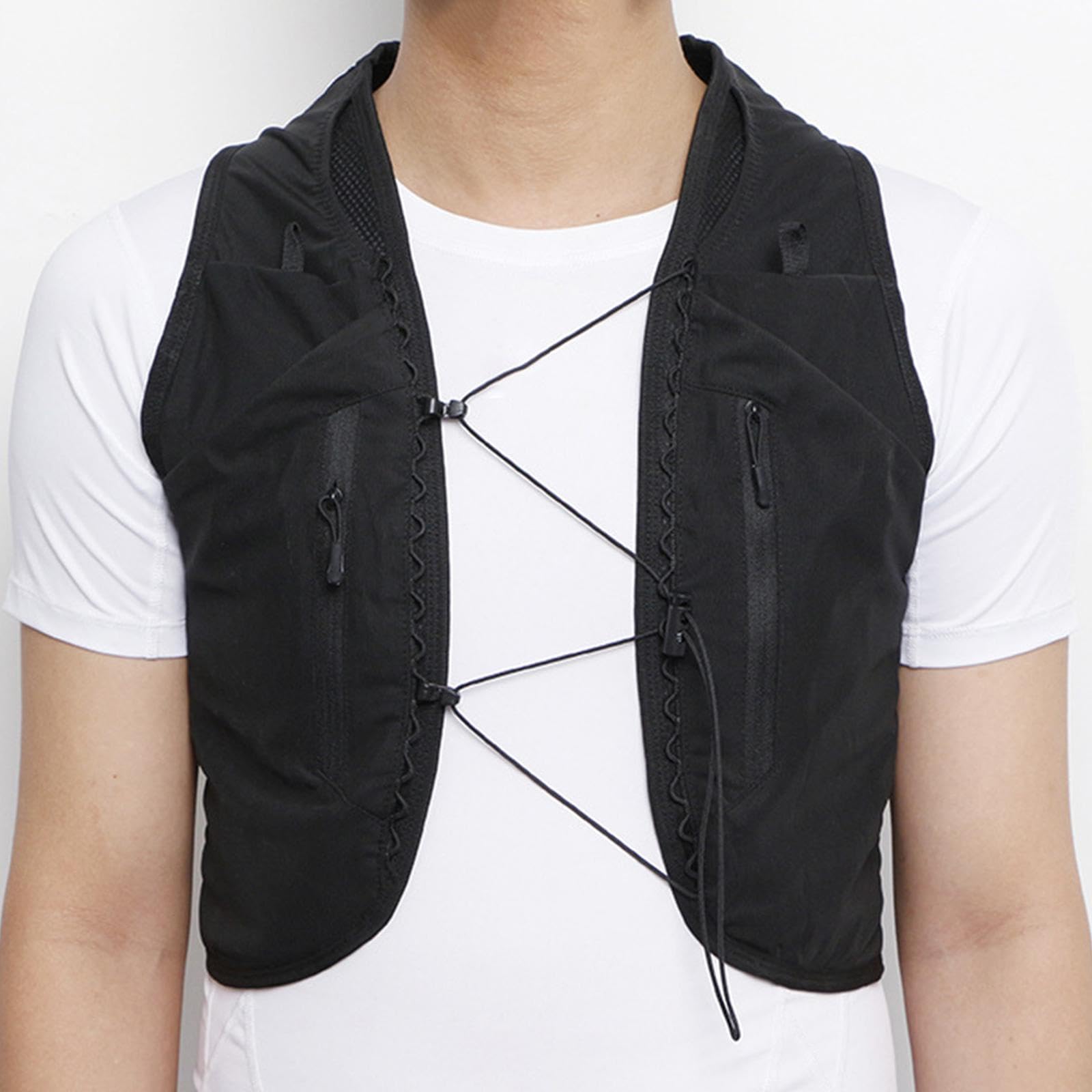 Amagogo Trinkweste, Wasserbeutel, Tagesrucksack, mehrere Taschen, Sportzubehör, Trinkrucksack zum Radfahren, Klettern, Radfahren, Joggen, Wandern, S