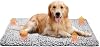 Nobleza Self Heating Cat Bed, Soft Warm Self Heating Pet Pad, Safe Thermal Self Heated Dog Blanket, Cat Heat Pad Cushion Washable, Self Warming Dog Bed Mat for Indoor Cats Kitten Puppy, 50x40cm