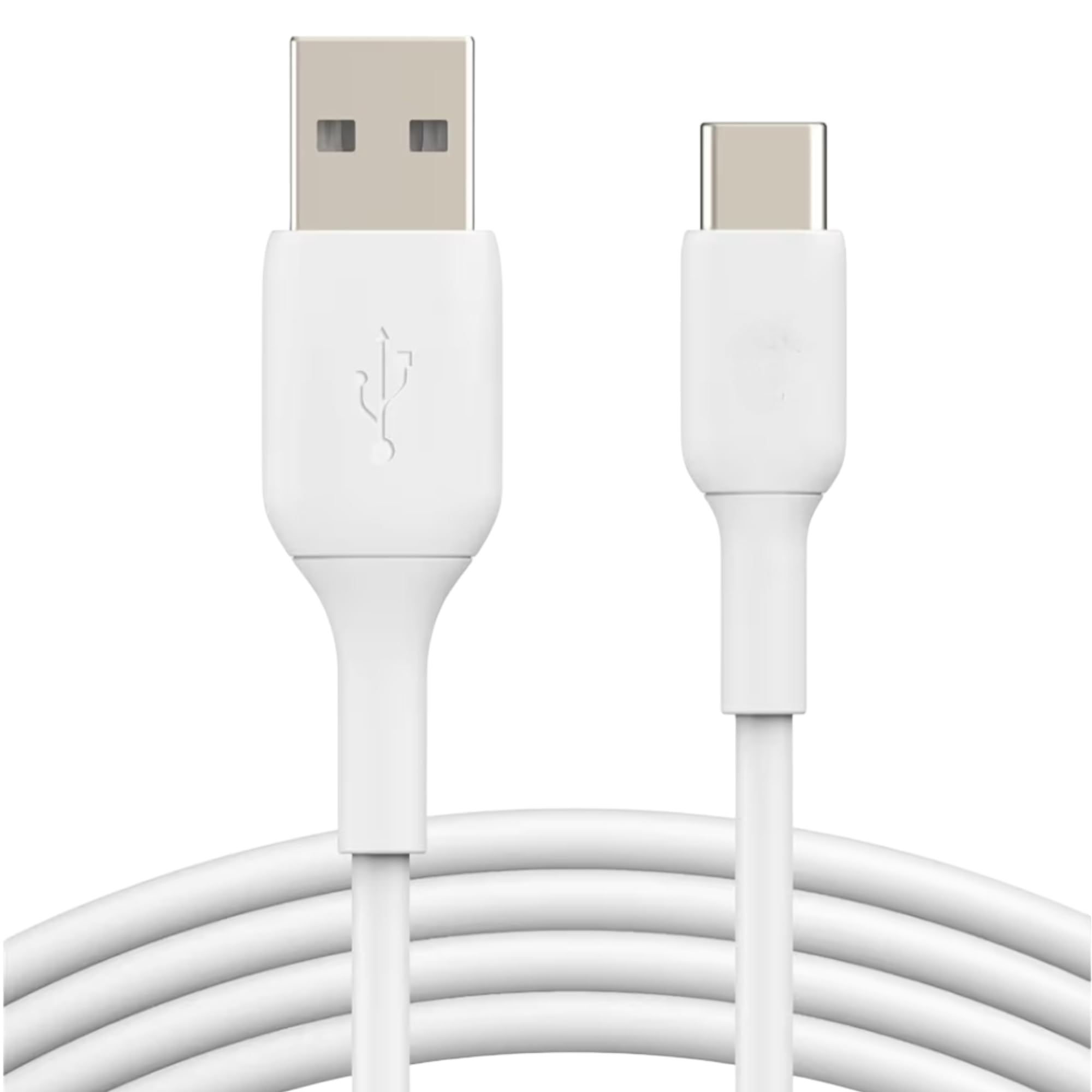 KOAT 60W USB to Type C Data Cable 2 Meter PD Fast Charging Sync & Charge Cable for USB-C Devices, Smartphones, Tablets, Laptops & Power Banks, (White) - Pack of (1)-image-40