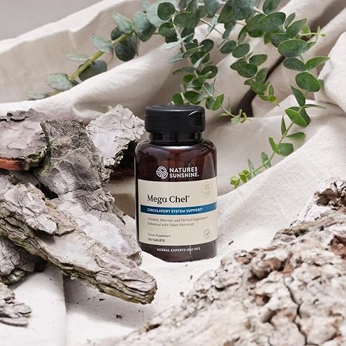 Miniatura 2 de Nature's Sunshine Mega-Chel, 120 tabletas, vitamina completa con potentes antioxidantes, hierbas, vitaminas, minerales y aminoácidos que apoyan el