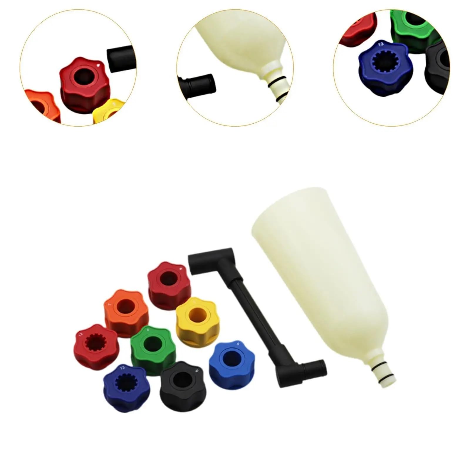 Embudo de Aceite, Juego de extensión Flexible, Repuesto de Aceite portátil for Mantenimiento