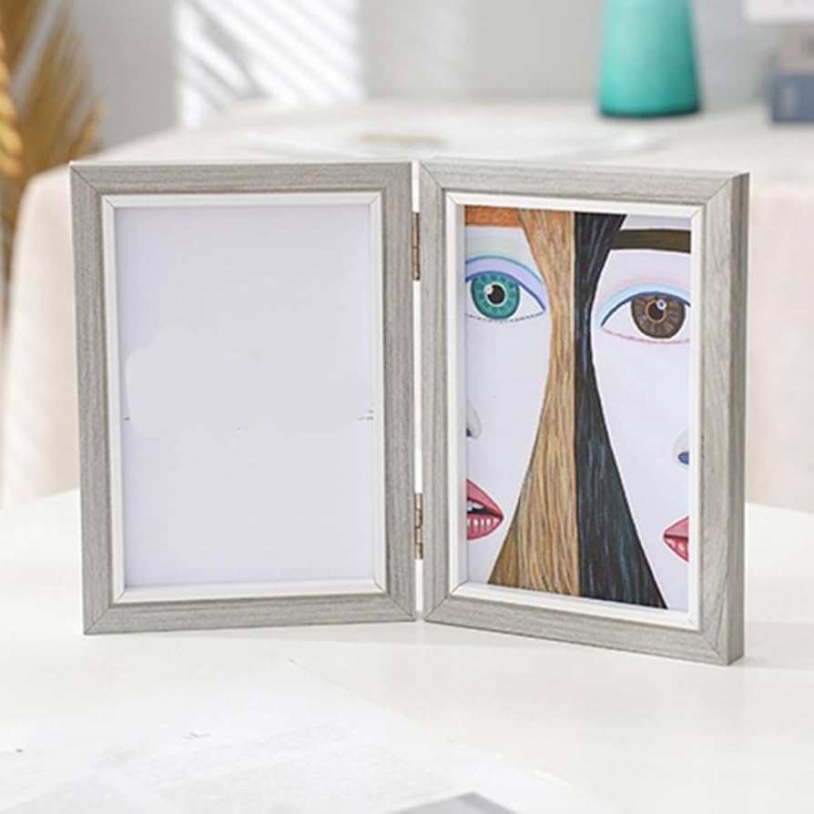 Amazon.co.jp: [LSDZW] 写真立て ハガキサイズ 2枚 L判も可 キャビネ