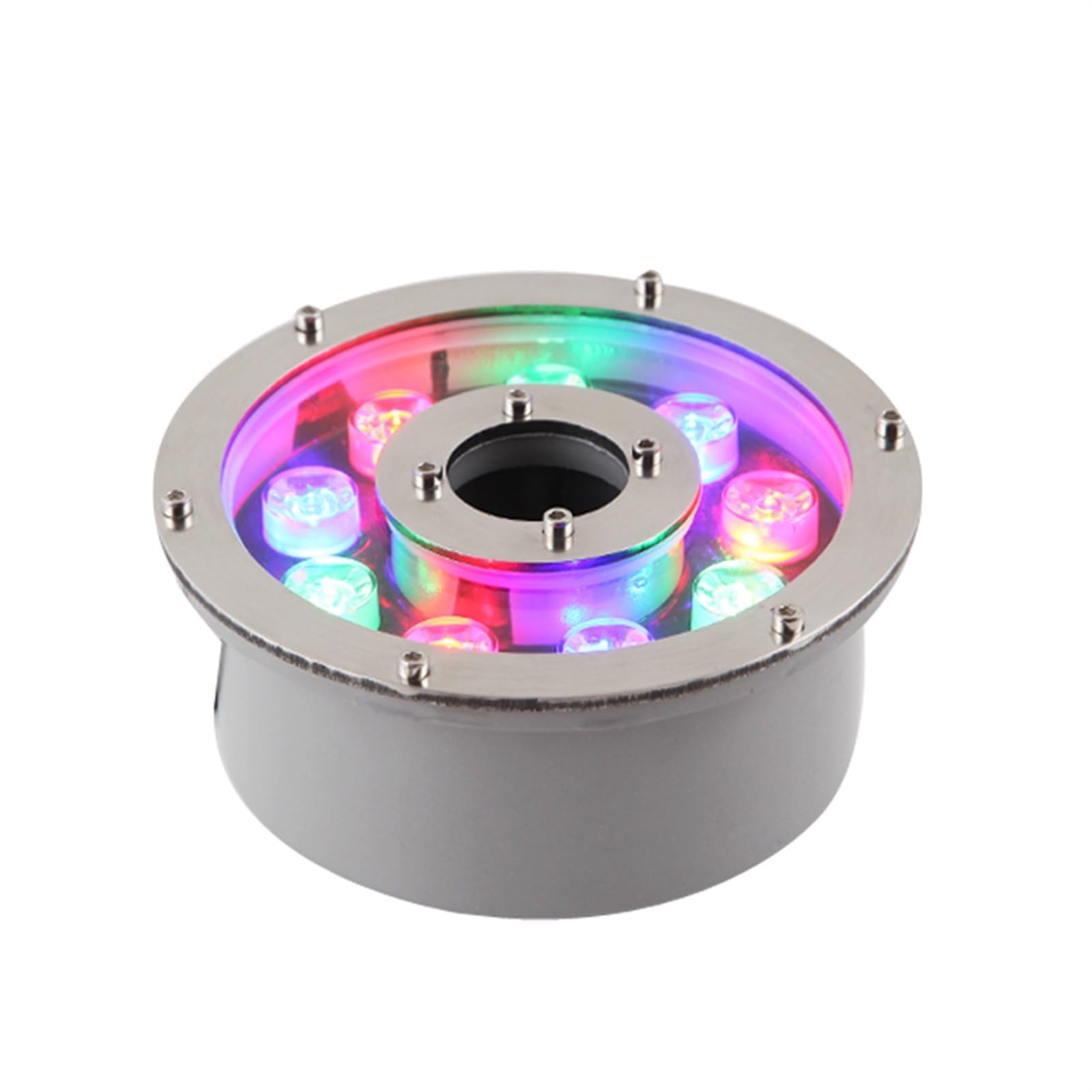 LED Ring Light for Fountain - Submersible Pond Lights, 24V Low Voltage, IP68, Waterproof, Recessed Underwater, Can Be Used Underwater for a Long Time, for Fountains and Pools (Yellow Light-image-6
