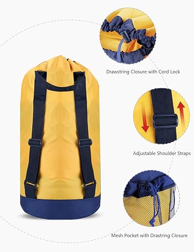Miniatura 3 de Dalykate - Mochila para lavandería y ropa sucia con correas para el hombro