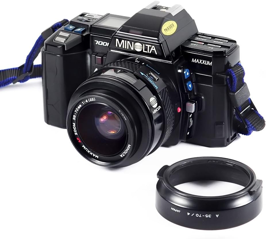 OLDCAMS Minolta Maxxum 5000 Autofocus SLR 35mm Film Camera Kit AF Zoom Lens (Renewed)