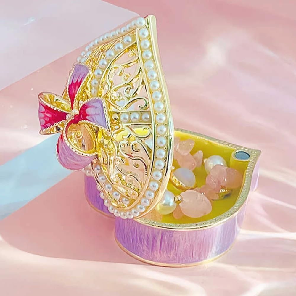 YOPI Serce Pearl Jewelry Jewelry Giveaway Wedding Giveaw, Stop Bibeloty Holder z łukiem