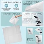 Microscope Dust Cover 480x490mm Universal Fit Protective Cover for Stereo Microscopes Lab Equipment Anti Dust