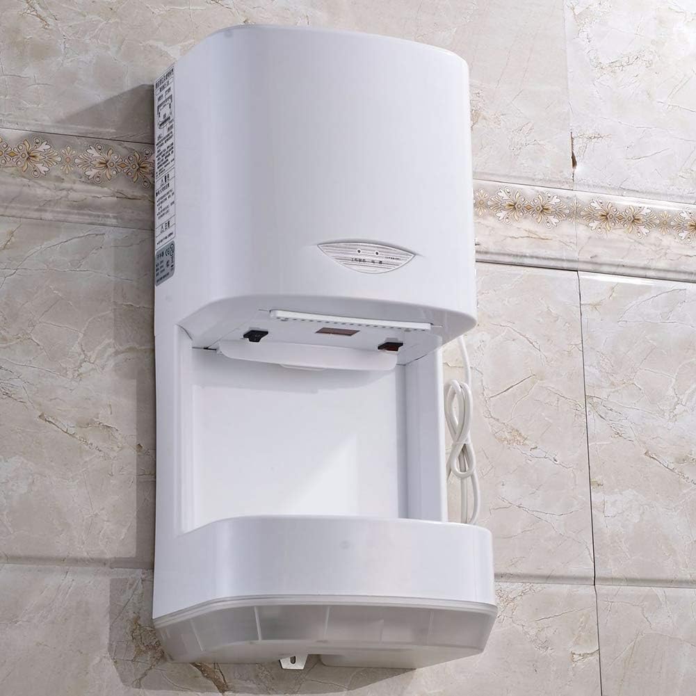 SMCOOL Fast Drying Hand Dryer, Commercial High Speed 1200W Durable Automatic Hand Dryers With Water Tray, Perfect For Home Amd Commercial Use