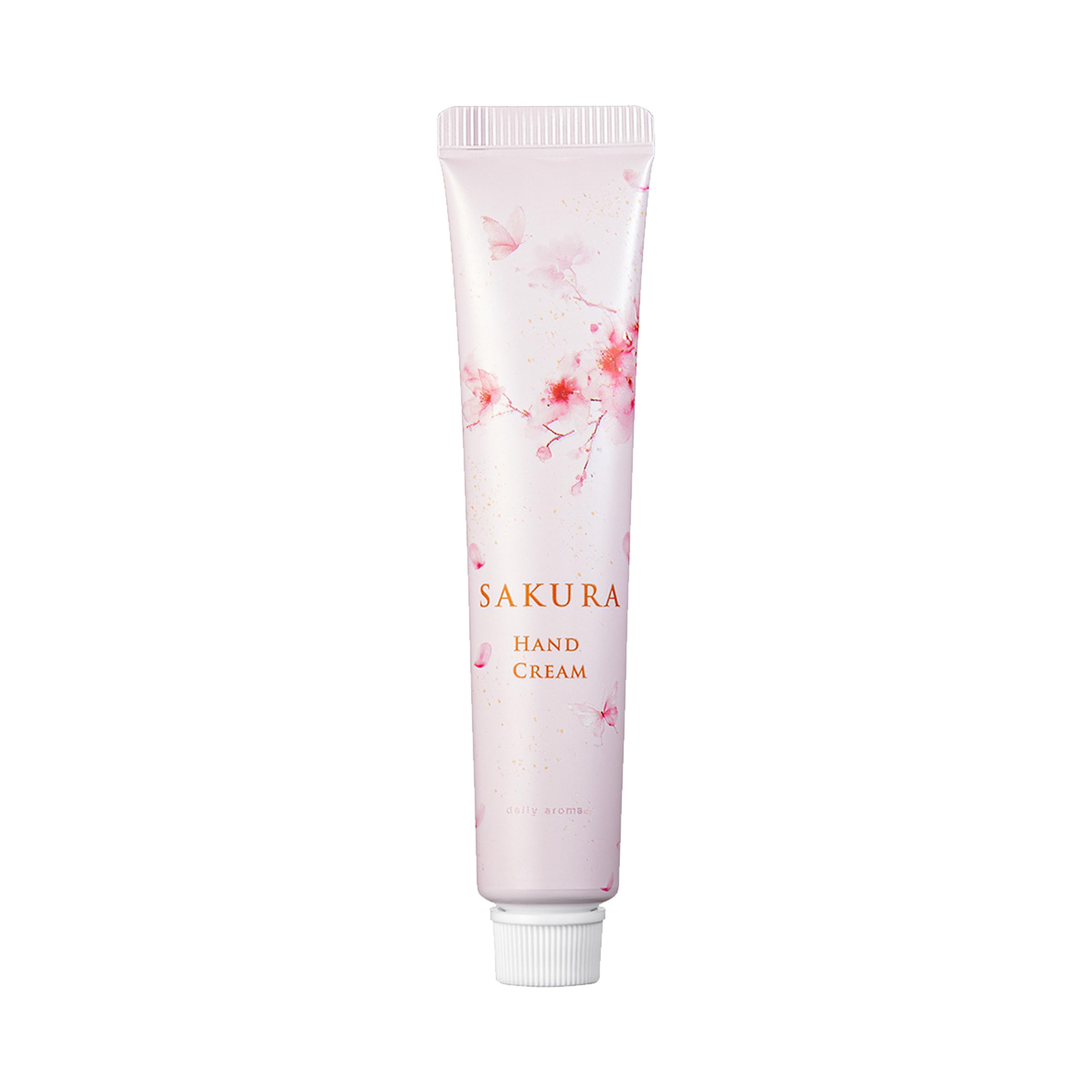 デイリーアロマ 春うらら ハンドクリーム ミニ 20g 桜の香り | デイリーアロマジャパン べたつかない さらさら 手荒れ 乾燥対策 保湿 日本製 天然 自然由来 人気 香り 香水 匂い プチギフト プレゼント 女性 ギフト ソメイヨシノ葉エキス サトザクラ花エキス 酒粕エキス