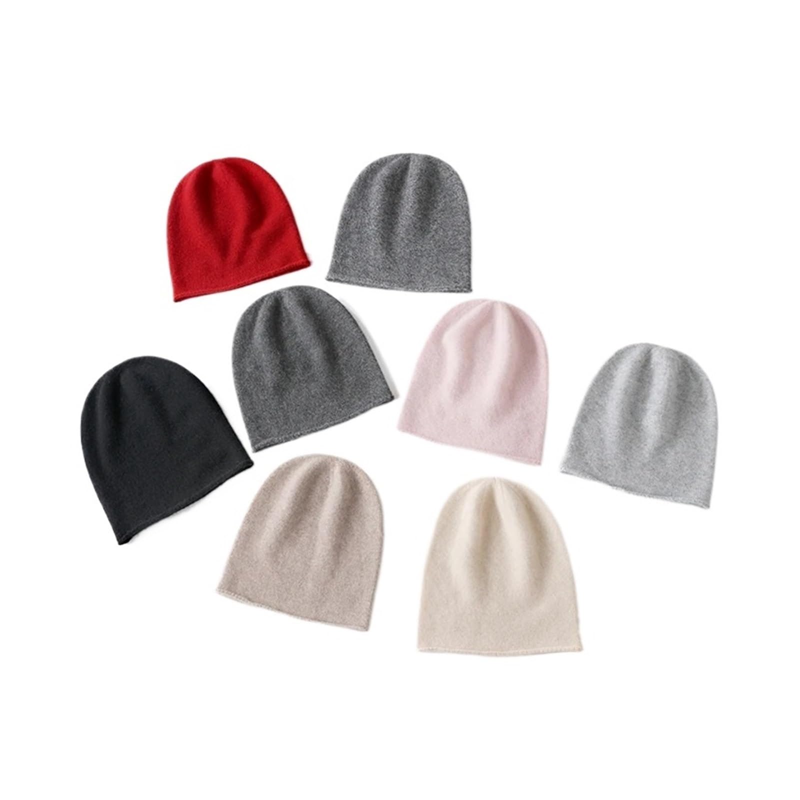 Berretto Lavorato a Maglia in Cashmere 100% 1 Pezzo | Berretto in cashmere for abbigliamento casual invernale all'aperto