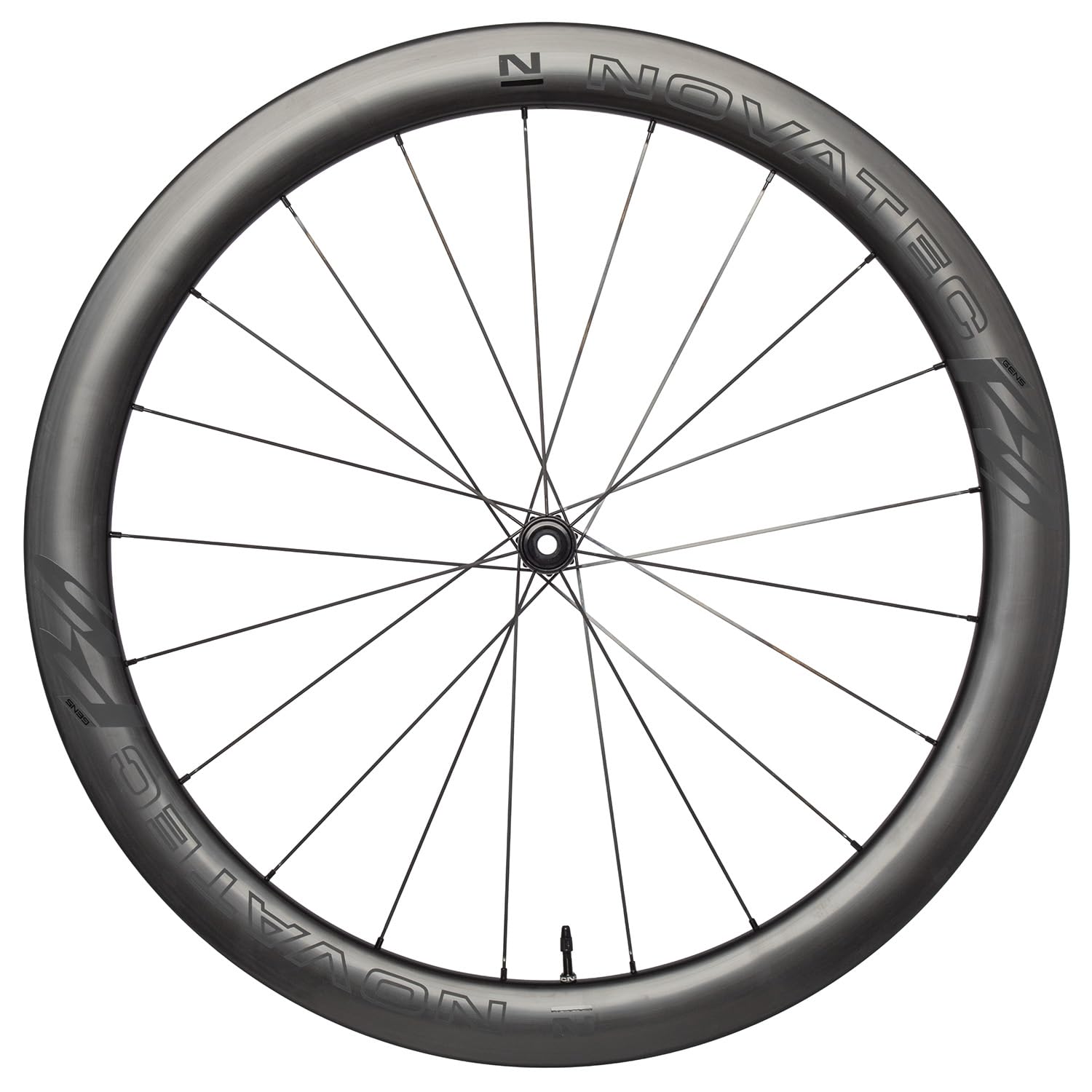 Novatec Kit per bici da corsa in carbonio, 50 mm e 1,317 g, Tubeless, R5 Disc CL-Pro, Sram XDR