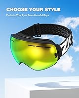 Vista 5 de ZIONOR X Lentes de repuesto para gafas de esquí y snowboard