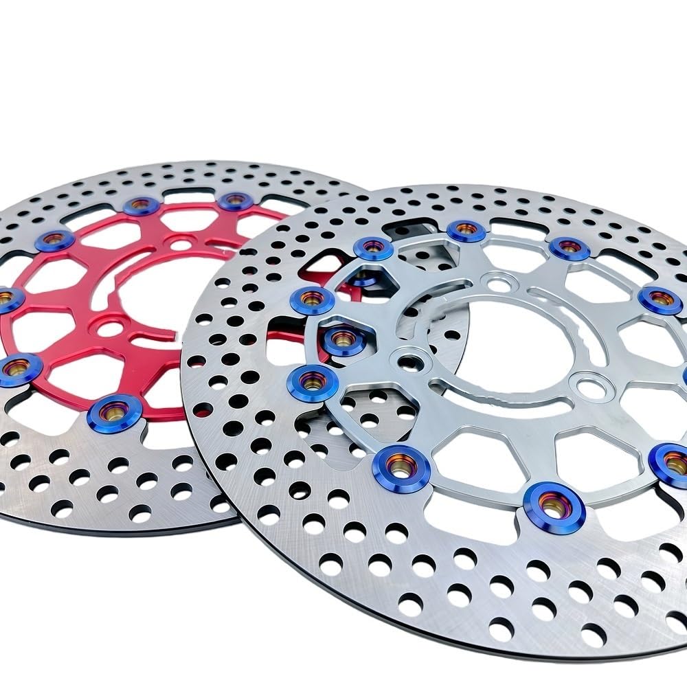 przednia tarcza hamulcowa Pasuje Do Aerox Pasuje Do RSZ Pasuje Do Skutera Force 260mm 3 Otwory 5 Motocykl 70mm Skok Wirnika Tarczy Hamulcowej Pływający Uniwersalny(5 hole grey 260mm)