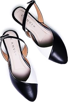 CANVI Stylish | Fancy | Comfortable Women's Ethnic Flats Sandals for Women and Girl, Synthetic Leather Sandals Casual Summer Beach Shoes Sandal