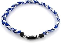 Vista 26 de MapofBeauty Dos colores moda tres trenzado cuerda Tornado collar