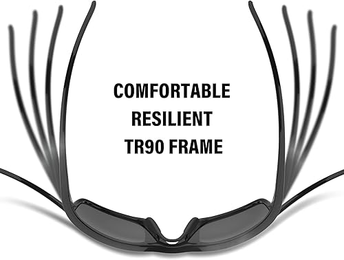 Miniatura 4 de HAAYOT Polarized Sports Sunglasses for Men Women, Fishing Cycling Running Driving Golf Glasses,UV Protection