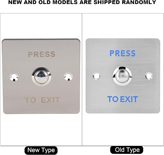 Push to Exit Release Touch Button - Door Exit Access Push Button Release Button for Access Control Lock