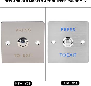 Push to Exit Release Touch Button - Door Exit Access Push Button Release Button for Access Control Lock