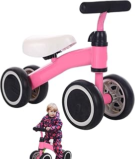 Equilíbrio Bicicleta, Bicicleta equilíbrio infantil 1 a 3 anos, Bicicleta equilíbrio infantil 12 a 36 meses, primeira bicicleta infantil 4 rodas, presentes primeiro Hmltd