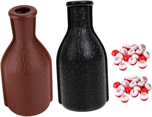 Toddmomy Juego de 2 juegos de billar con números de billar, bolas de billar de juguete, billar, accesorios de billar, botella de billar, juego de