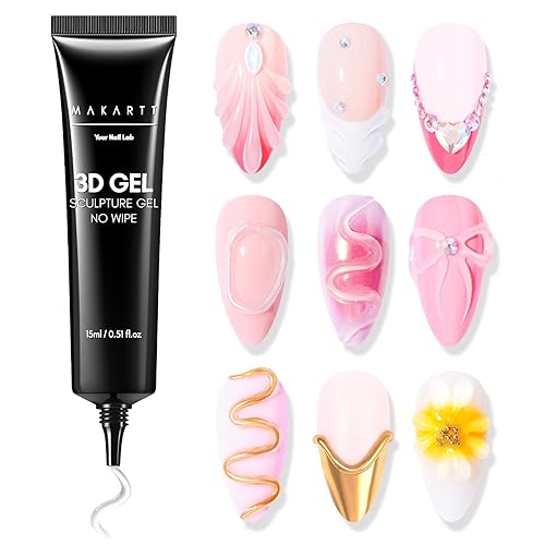 Makartt Gel 3D Nail Art - 3 en 1 Rhinestone