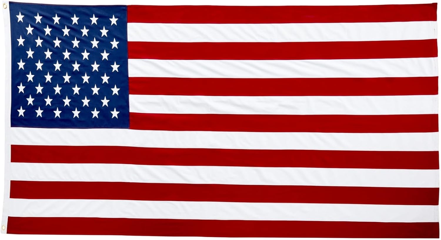 BLUE PANDA American Flag Burial & Casket Flag Tribute - 5 x 9.5 ft Cotton - Embroidered Stars & Sewn Stripes - House, Funeral & Outdoor Display Case Ready