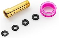 Vista 1 de OFFO Brazo de extensión de cabezal de ducha, extensión de brazo de ducha, extensor de cabezal de ducha hecho de acero inoxidable 304, extensión