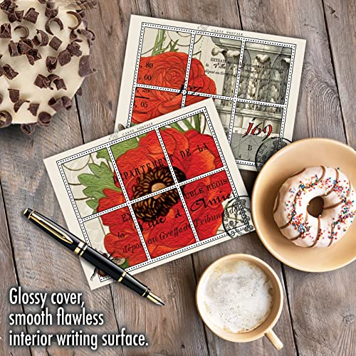 The Best Card Company - 10 Retro Blank Cards With Envelopes (4 X 5.12 Inch) - Artistic Boxed Assortment, Vintage Note Cards - What's The Buzz M3983 #TOP5