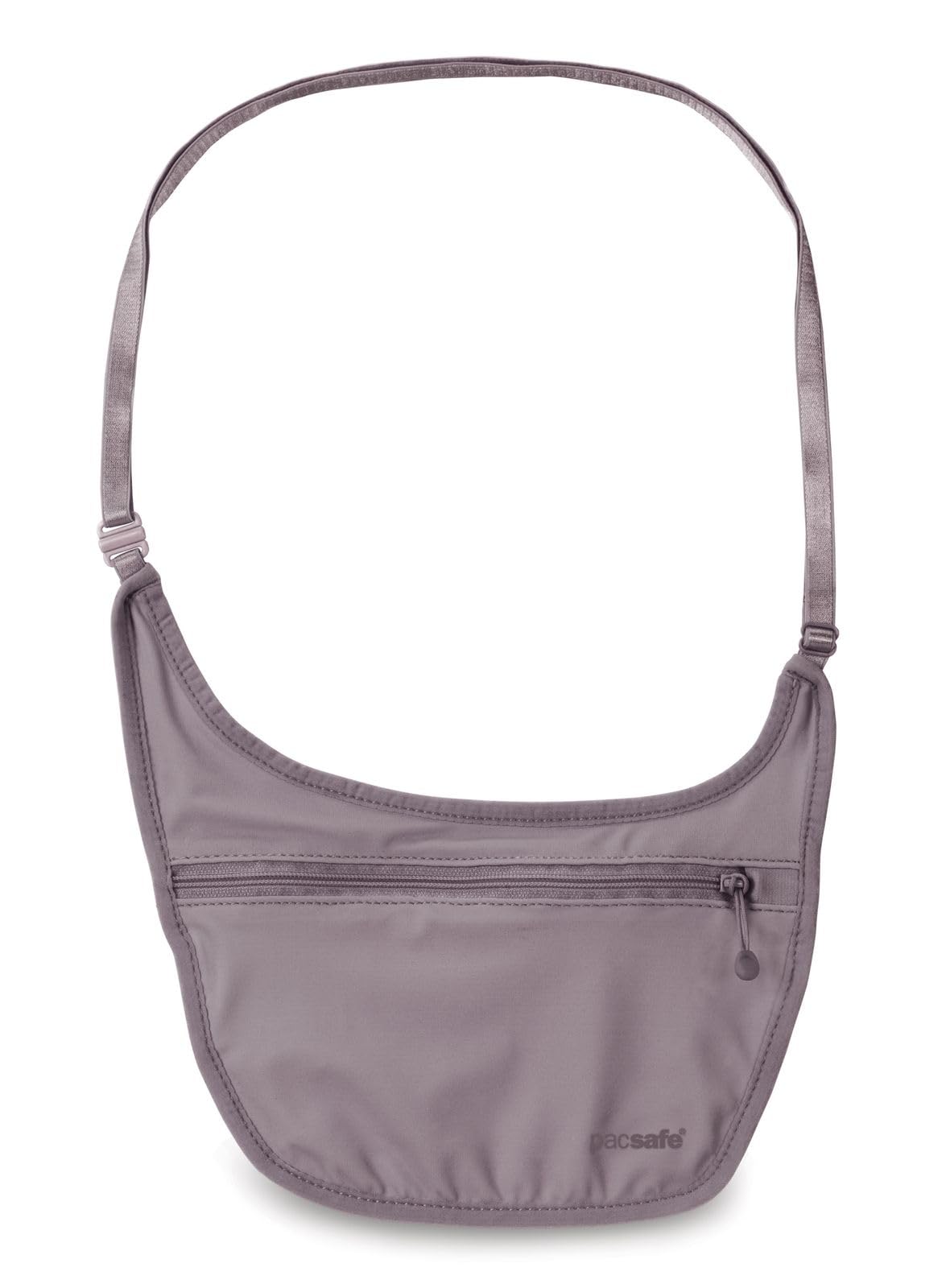 Pacsafe Women's Coversafe S80 Body Pouch Travel Wallet, Mauve Shadow, One Size