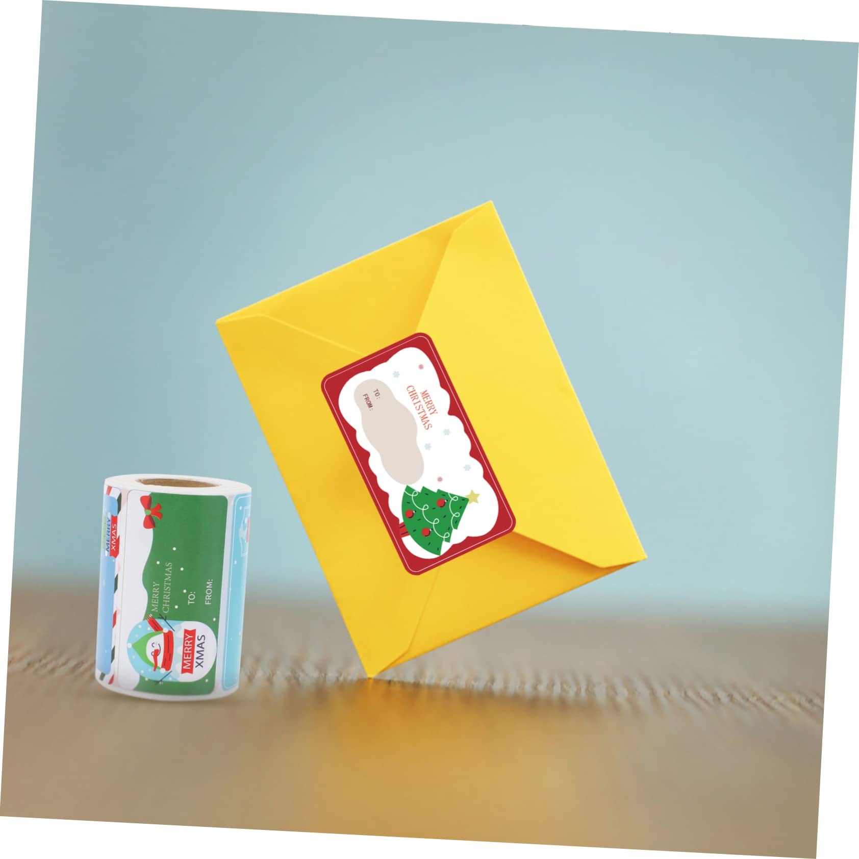 SHINEOFI 900pezzi Adesivi Natalizi Per Biglietti Stickers Autoadesivi Per Decorazioni e Chiusura Design