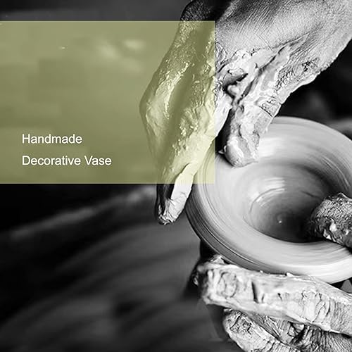 Miniatura 6 de Jarrones blancos para decoración del hogar, jarrón blanco alto y abstracto moderno para decoración del hogar, decoración blanca para mesa de sala de