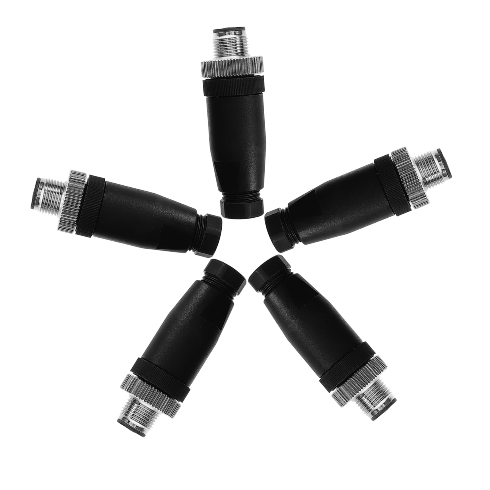 SEWACC Aeronautical Connector Kit 5pcs 8 Pin Male Industrial Use Quick Connect Panel Mount Wire Connection Socket