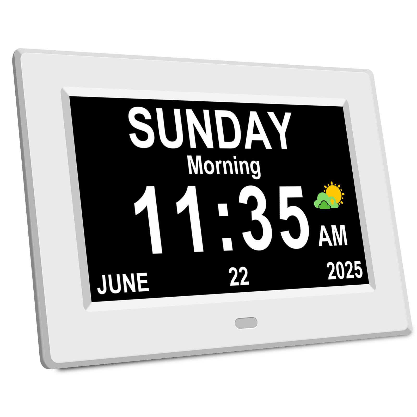 DIWAKREM 7'' Large Display Digital Clock for Seniors