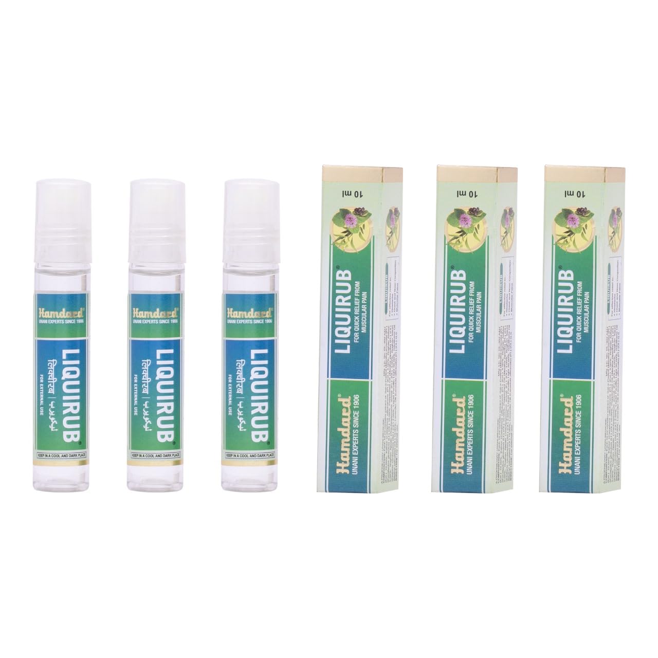 Hamdard Liquirub | 10 ML | Provides Relief from Muscle Pain and Joint Inflammation | Manages Nasal Blockage | All–natural Herbal Remedy | Unani Formulation | Pack of 3 (B09NNKDZTH) Amazon Price History, Amazon Price Tracker