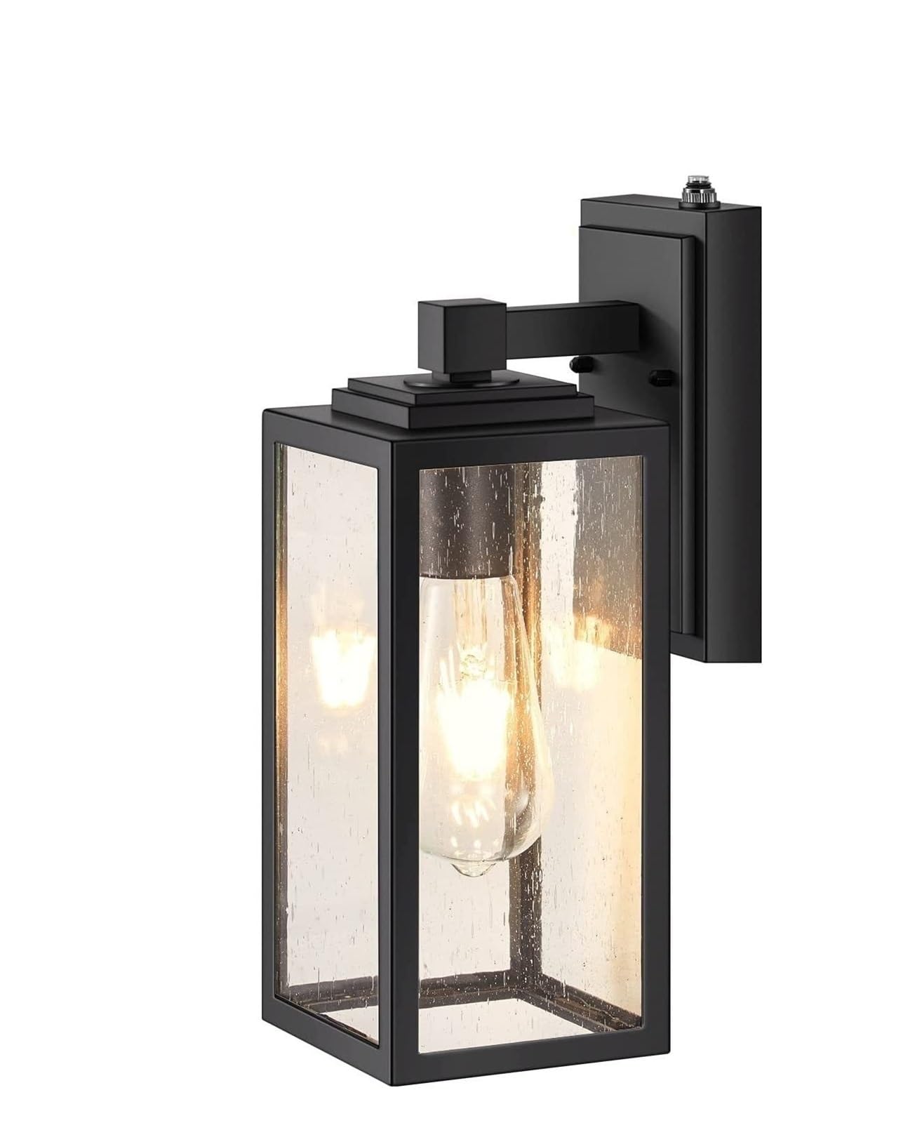 Applique murale extérieur carrée style américain luminaire jardin et cour