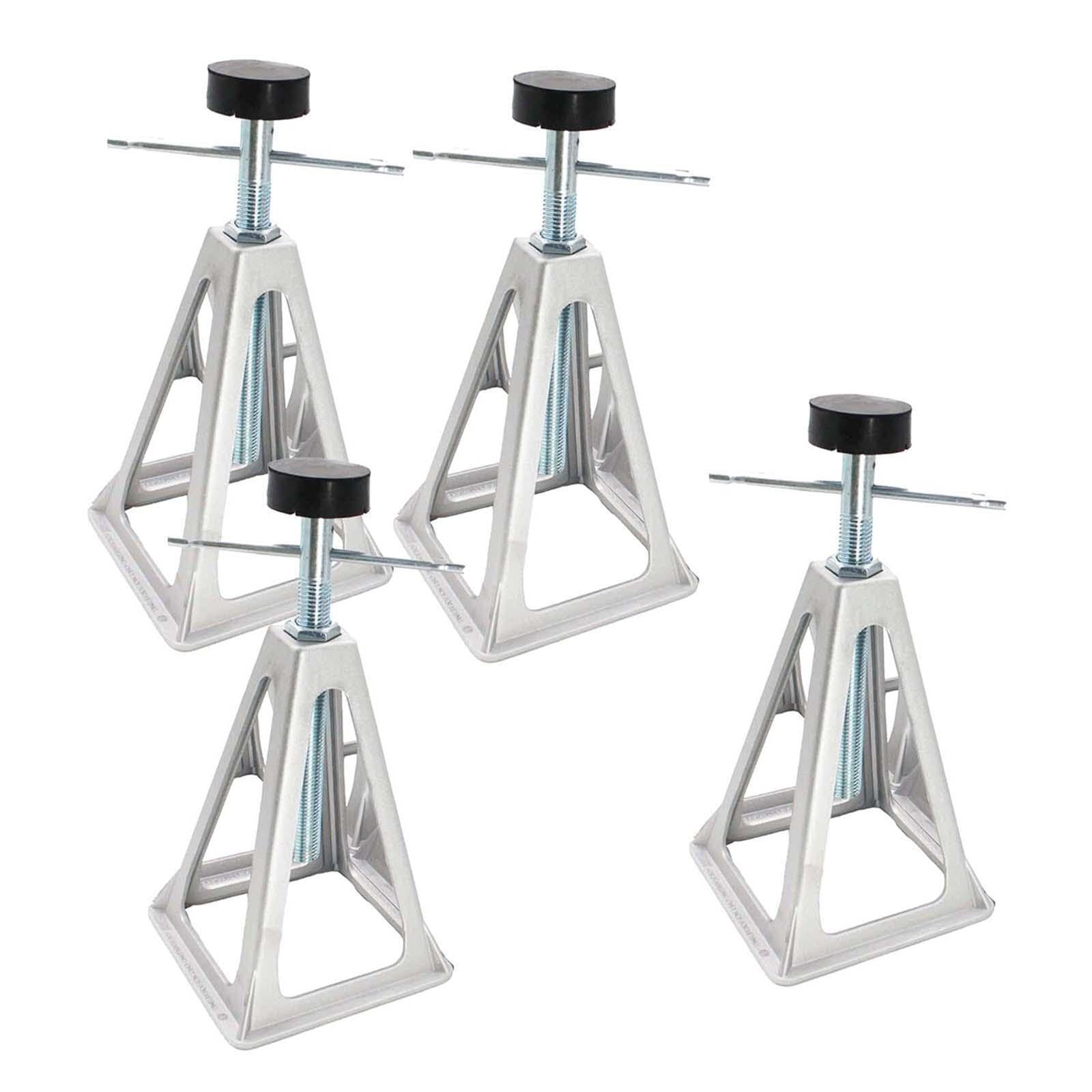 Supporti per roulotte Funzionali, Supporti Regolabili in Altezza, Strumento stabilizzatore in Alluminio per roulotte, Traino e attività all'aperto, Supporto stabilizzatore, Accessori Lega