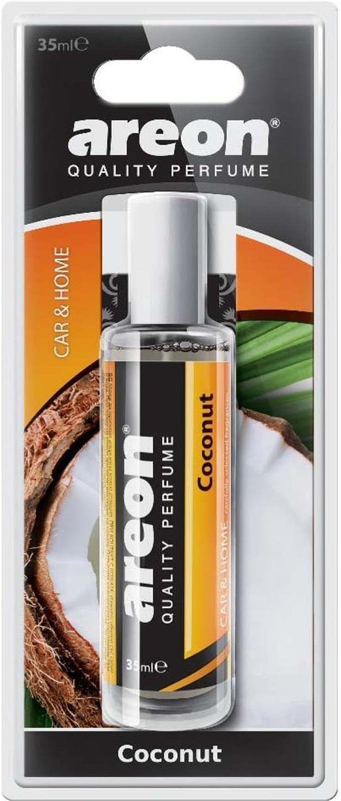 Areon CAR Perfume 35 ml I Car & Home Air Freshener Spray I Coconut Scent I (Pack of 2)