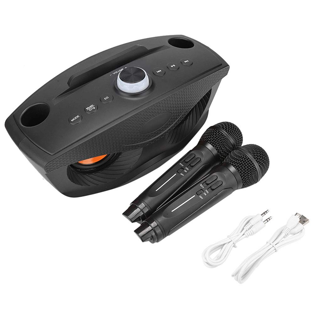 DISC Singing Machine Bluetooth Karaoke Machine With Second Microphone DISC Singing Machine Bluetooth Karaoke Machine With Second Microphone