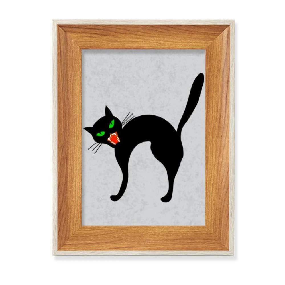Tableau Halloween chat noir effrayant pour décorer votre buffet de fête