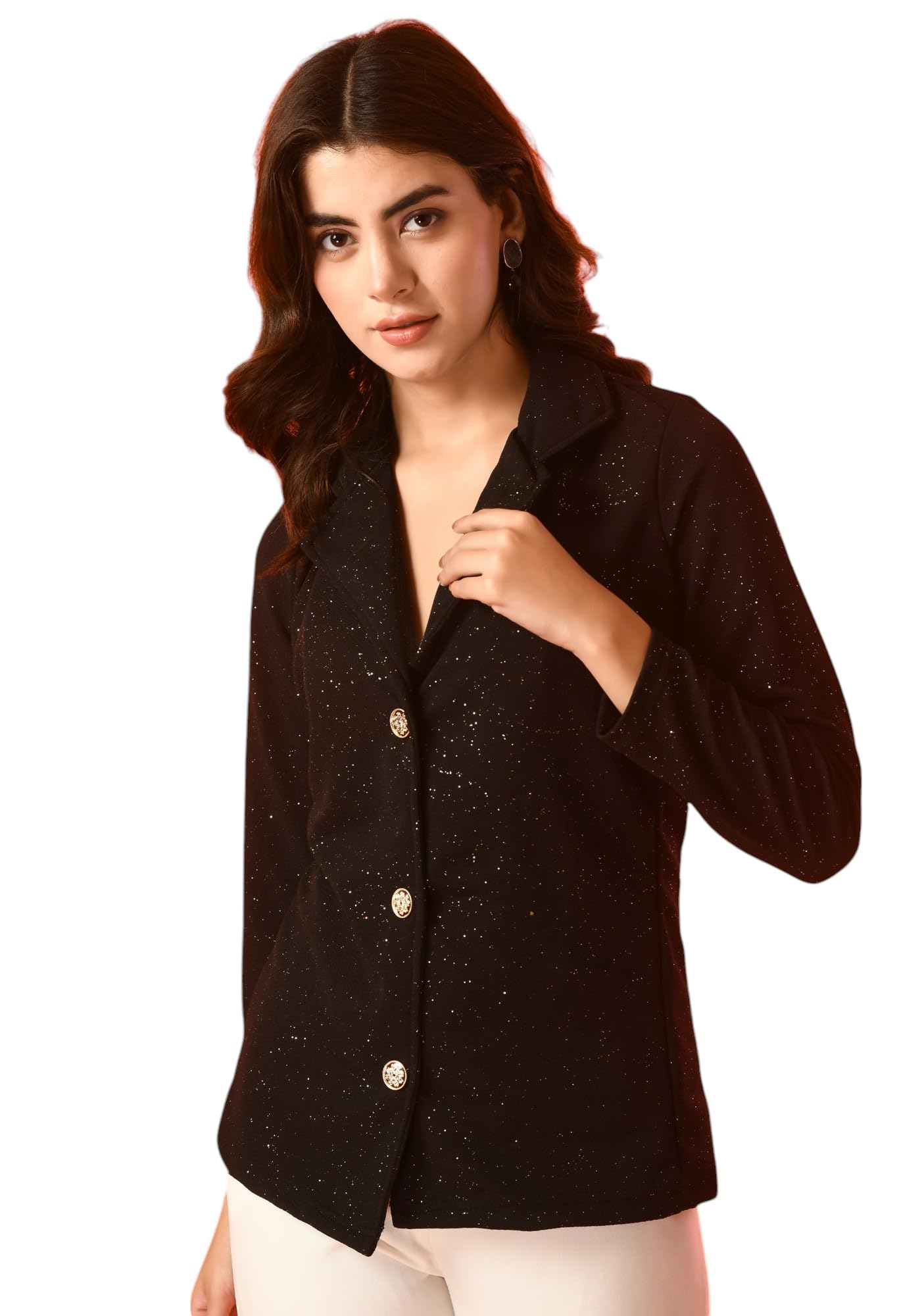 IUGA Black Shrug for Women (423_)-image-44